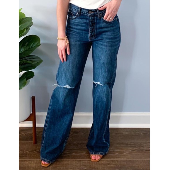 Kancan | Y2K Ultra High Waist 90s Flares - Picture 5 of 7